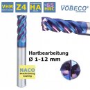 VHM Schaftfr&auml;ser 12,0 mm Z4, NACO beschichtet...