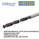 VHM Spiralbohrer 12xD Ø 10,0 mm mit...