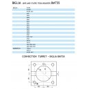 BMT 55 Bohr- und Fräskopf radial für ER25 Spannzangen, interne Kühlmittelzufuhr BIGLIA