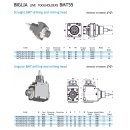 BMT 55 Bohr- und Fräskopf radial für ER32 Spannzangen, int. Kühlmittelzufuhr 80 bar  BIGLIA