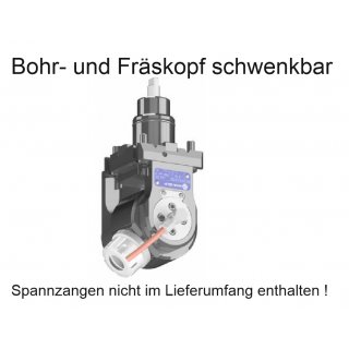 BMT 60 Bohr- und Fräskopf schwenkbar für ER25 Spannzangen, mit interner Kühlmittelzufuhr  MORI SEIKI