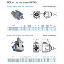 BMT 40  Bohr und Fräskopf axial für ER25...