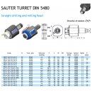 VDI 30 Bohr- und Fräskopf axial DIN5480 für...