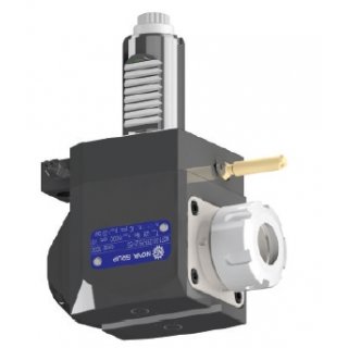 VDI 40 Bohr- und Fräskopf radial DIN5480 interne Kühlmittelzufuhr, mit Kegelrollenlagerung