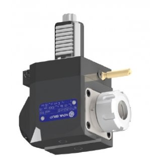 VDI 30 Bohr- und Fräskopf radial DIN 5482 für Spannzangen ER25 externe Kühlmittelzufuhr, mit Kegelrollenlagerung