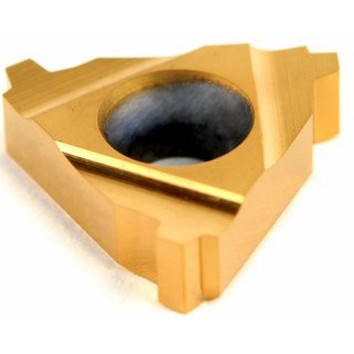 Gewindedrehplatte TiN beschichtet 22IR 5TR TNX30