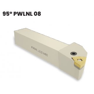 Drehhalter links, Schaft 25x25, Länge 150 mm für Wendeplatten WN.. 08....