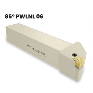 Drehhalter links, Schaft 16x16, Länge 100 mm für Wendeplatten WN.. 06....