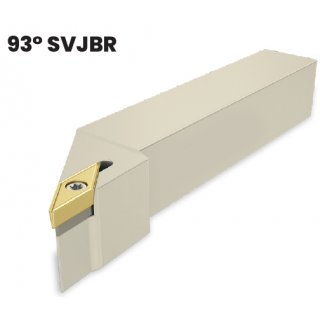 Drehhalter rechts, Schaft 16x16, Länge 100 mm für Wendeplatten VB.. 16....