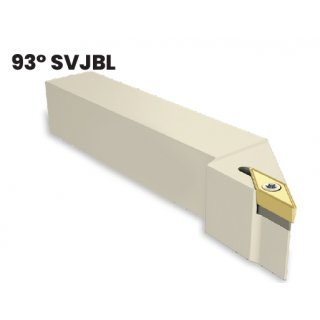 Drehhalter links, Schaft 25x25, Länge 150 mm für Wendeplatten VB.. 16....