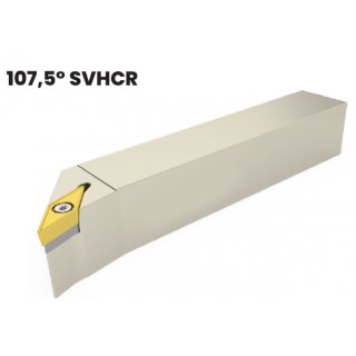 Drehhalter rechts, Schaft 25x25, Länge 150 mm für Wendeplatten VC.. 16....