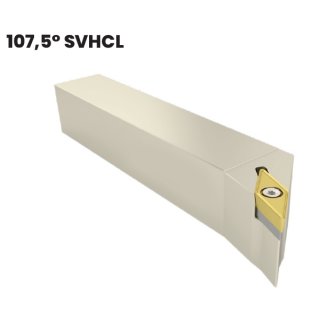 Drehhalter links, Schaft 25x25, Länge 150 mm für Wendeplatten VC.. 16....