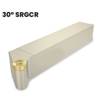 Drehhalter rechts, Schaft 20x20, Länge 125 mm für Wendeplatten RC.. 12....