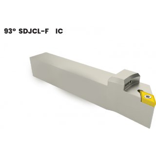 Drehhalter mit IK, links, 12x12, Länge 125 mm für DC.. 07....