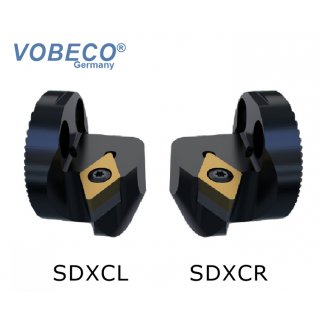 Wechselkopf ø 40 mm, links für DC.. 11.... Wendeplatten