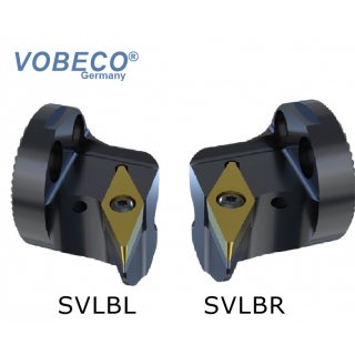 Wechselkopf ø 25 mm, rechts für VB.. 16.... Wendeplatten