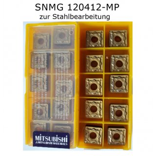 Mitsubishi Wendeplatte SNMG120412-MP MC6025