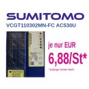Sumitomo Wendeschneidplatte VCGT110302MN-FC AC530U
