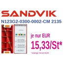 Sandvik Stechplatte N123G2-0300-0002-CM 2135