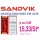 Sandvik Stechplatte N123G2-0300-0002-CM 2135