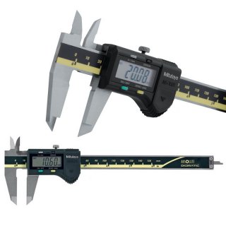 Mitutoyo Digital Messschieber Schieblehre 150 mm Art.500-196-30 Tiefenmass flach, Daumenrolle